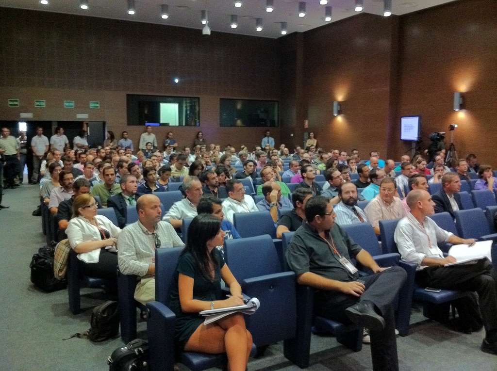 I edición del congreso de Internet del Mediterráneo durante la presentación de Enrique Dans