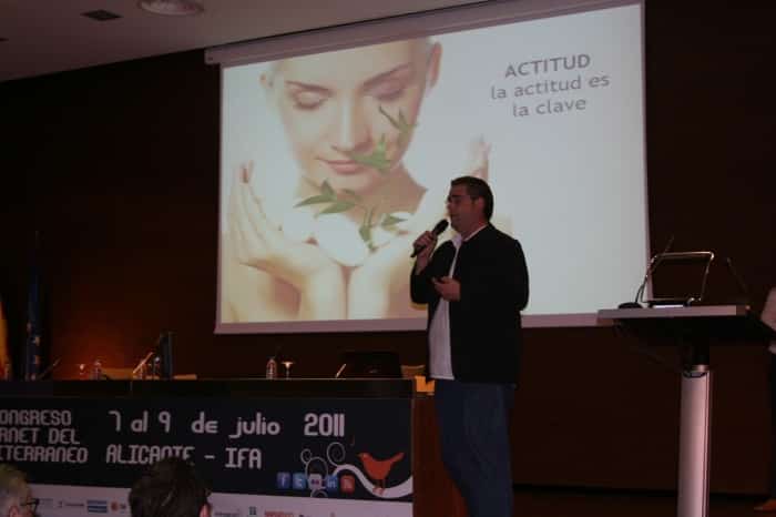 Isidro Pérez presenta linktoStart en el II Congreso de Internet del Mediterráneo