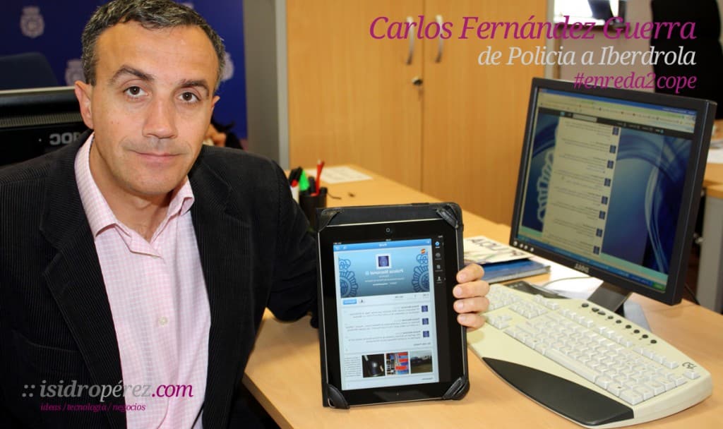 Carlos fernandez, community manager de Policia ficha por Iberdrola para gestionar sus redes sociales