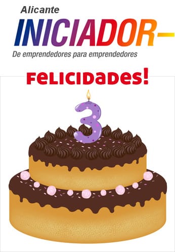 Felicidades por el tercer año de Iniciador en Alicante