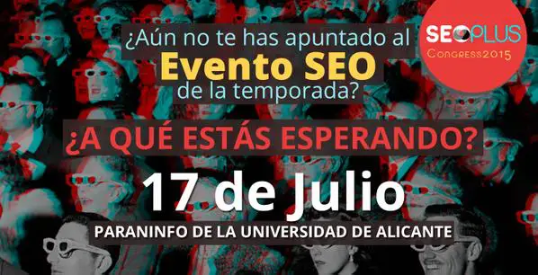 Enlace al SeoPlus Congress 2015 en Alicante